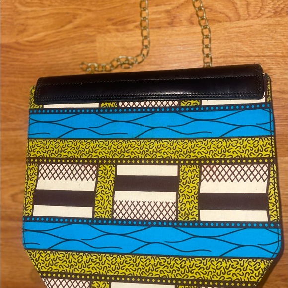 Handmade Authentic Multi Colored African Nigerian Handbag Truly One Of A Kind - Picture 3 of 4